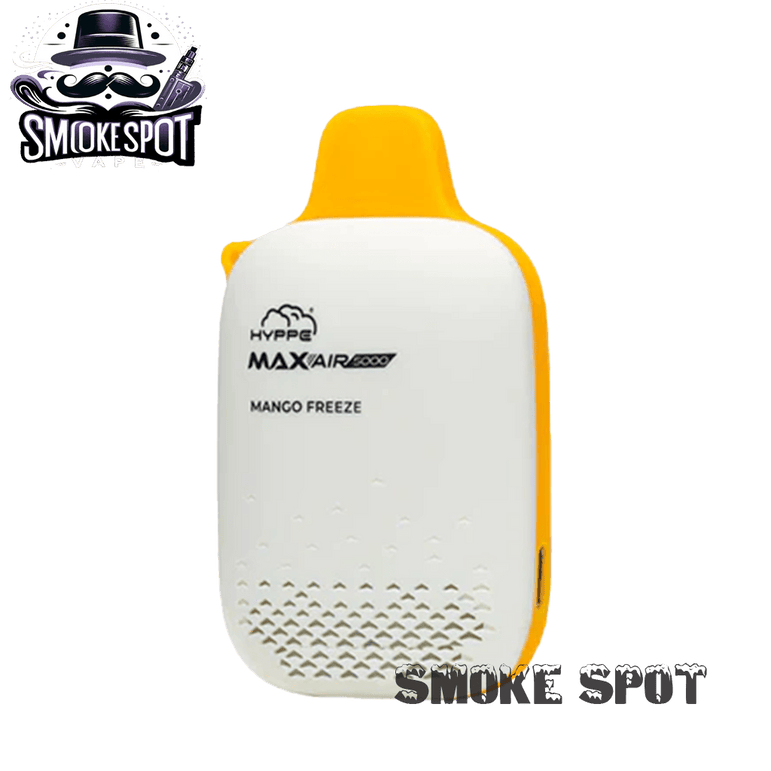 Hyppe Max Air 5000 Puffs Mango Freeze Disposable Vape with Mango and Menthol Flavor