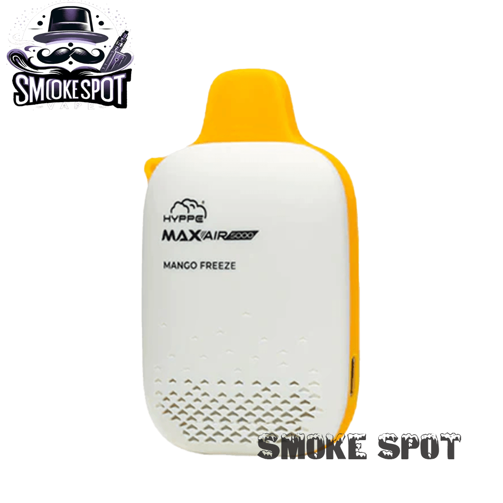Hyppe Max Air 5000 Puffs Mango Freeze Disposable Vape with Mango and Menthol Flavor