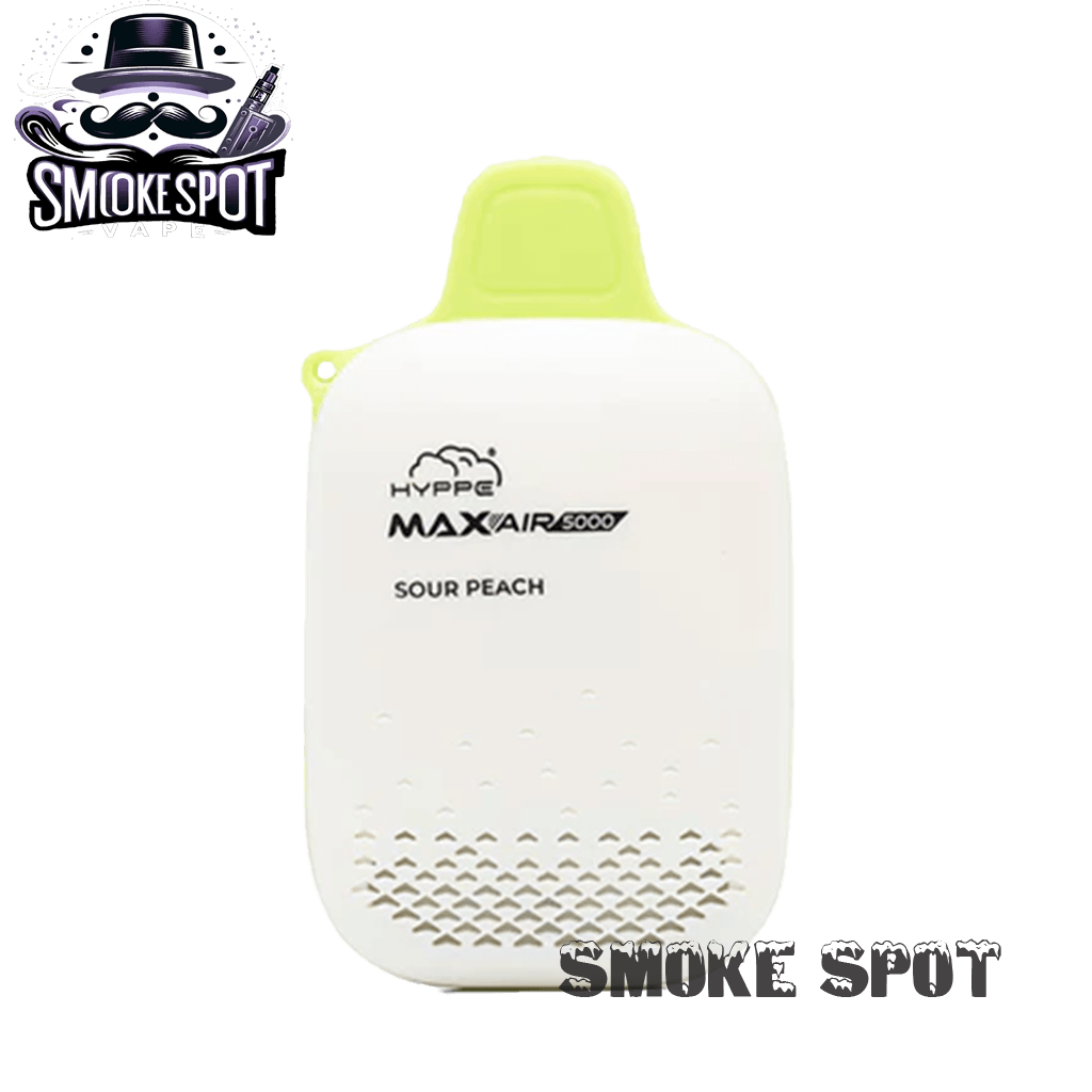 Hyppe Max Air 5000 Puffs Disposable Vape in Sour Peach Flavor