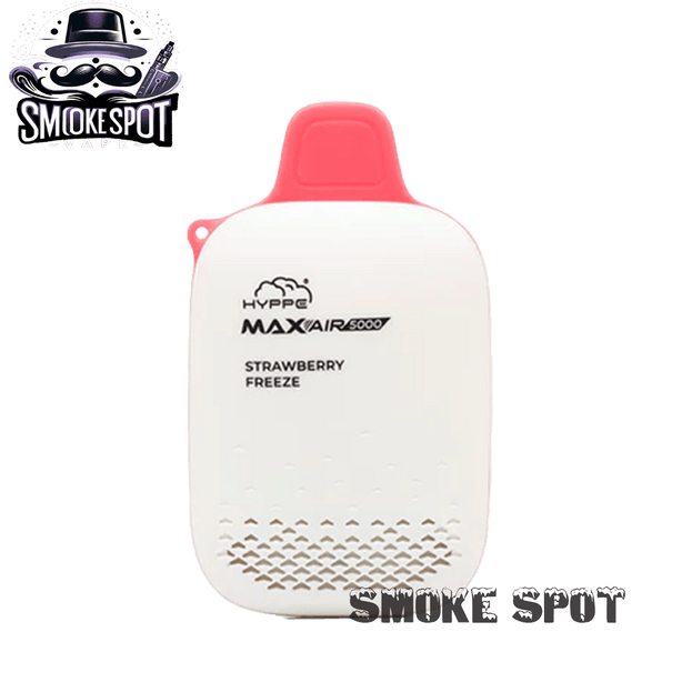 Hyppe Max Air 5000 Puffs Strawberry Freeze Disposable Vape with Icy Strawberry Flavor