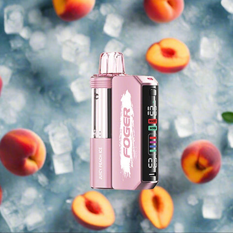 gummy drop flum float Peach Foger Vape Foger Switch Pro 30K Disposable Vape Kit .98 Foger Bit 35K  Disposable Vape