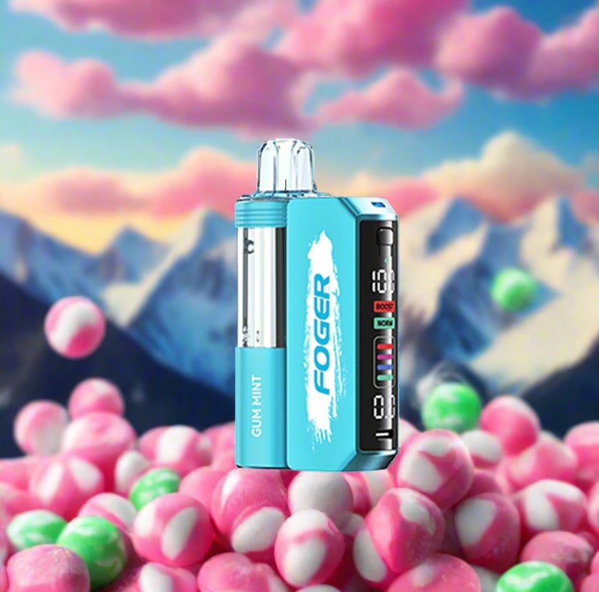 Foger Switch Pro Kit 30k Gum Mint vape device with refreshing gum mint flavor