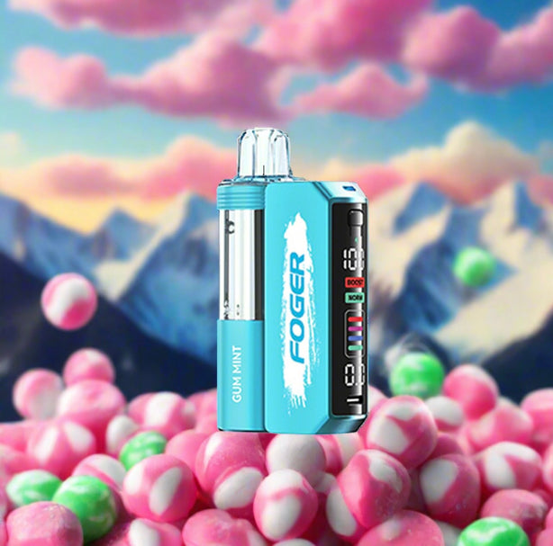 Foger Switch Pro Kit 30k Gum Mint vape device with refreshing gum mint flavor