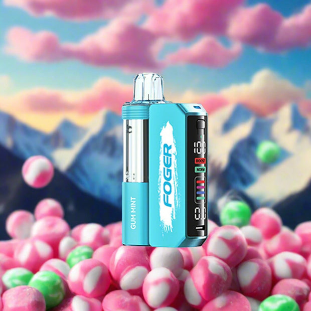 Foger Switch Pro Kit 30k Gum Mint vape device with refreshing gum mint flavor