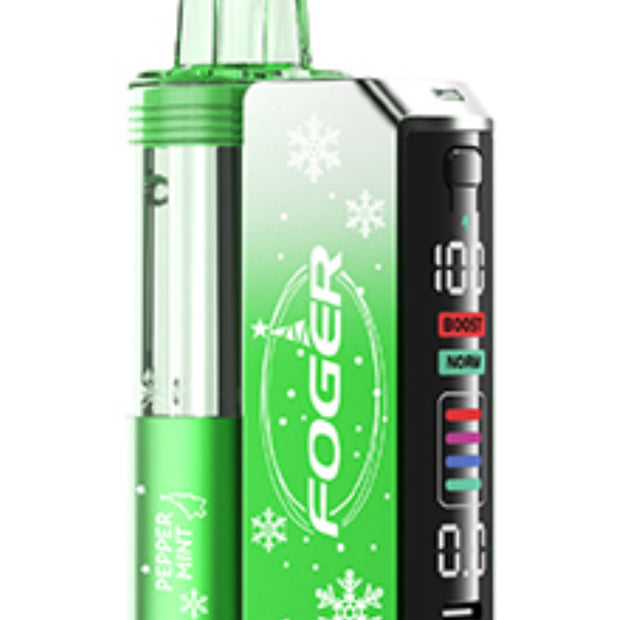 Foger Switch Pro Kit 30k Peppermint disposable vape device with refreshing mint flavor