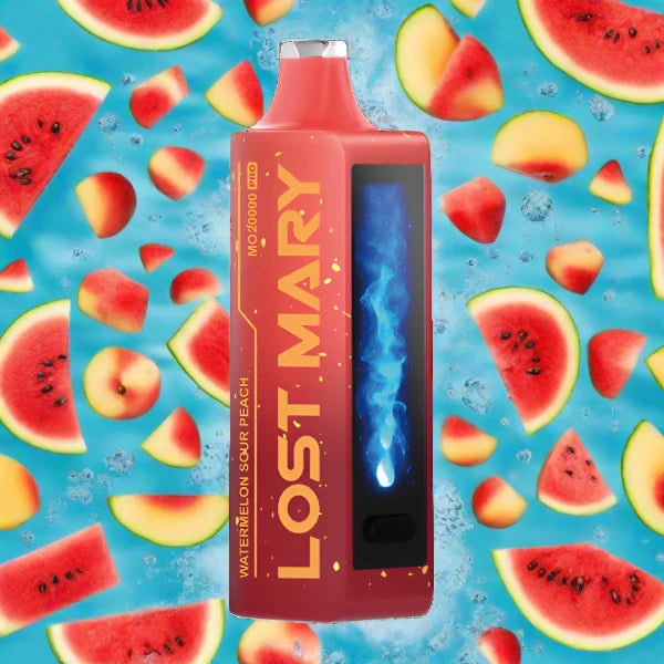 Lost Mary MO20000 Pro disposable vape with Watermelon Sour Peach flavor