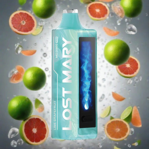 Lime Grapefruit Lost Mary MO20000 Pro Disposable Vape with 20,000 puffs