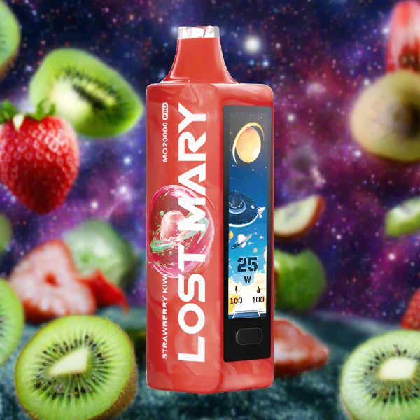 Strawberry Kiwi Lost Mary MO20000 Pro Disposable Vape device with vibrant fruit flavor