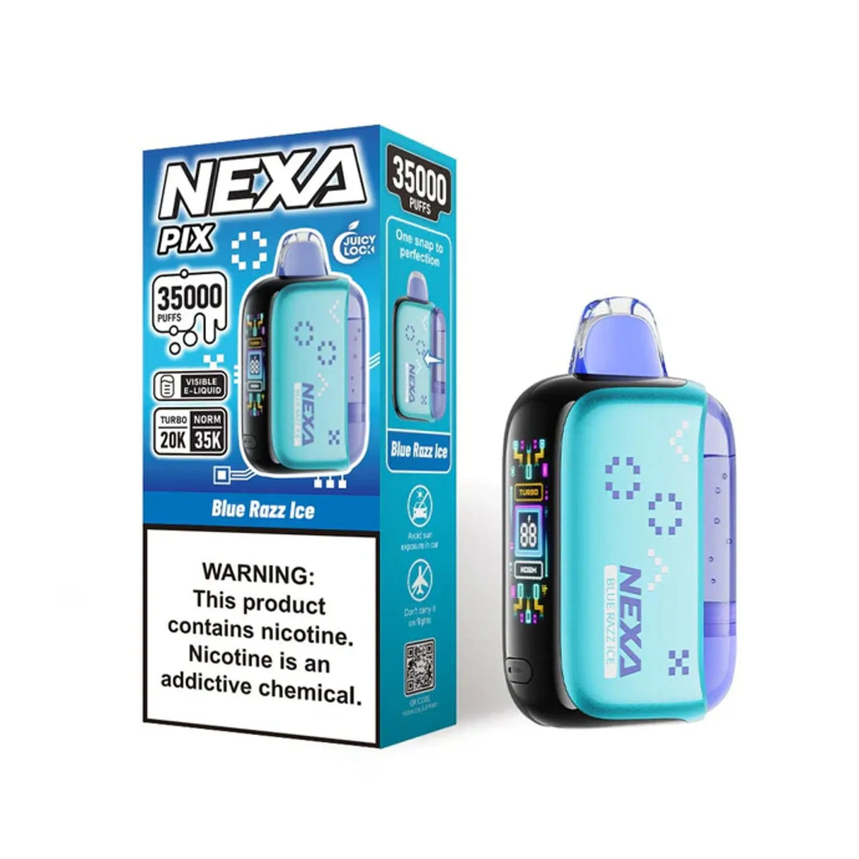 BLUE RAZZ ICE NEXA PIX 35K