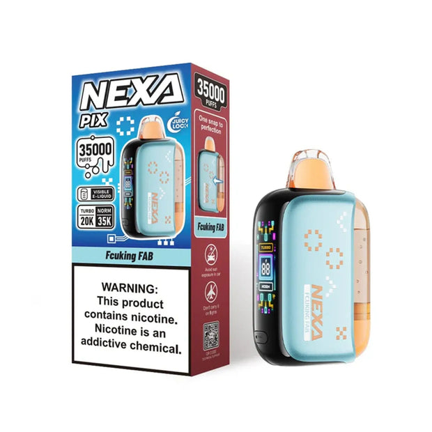 FCUKING FAB NEXA PIX 35K Disposable Vape with berry flavors