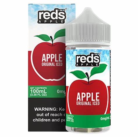 Apple Ice Reds E-Juice by 7-DAZE with apple and menthol flavor