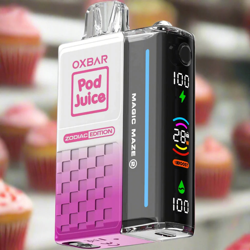 Pod Juice Oxbar 30K Pink Strawberry Shortcake