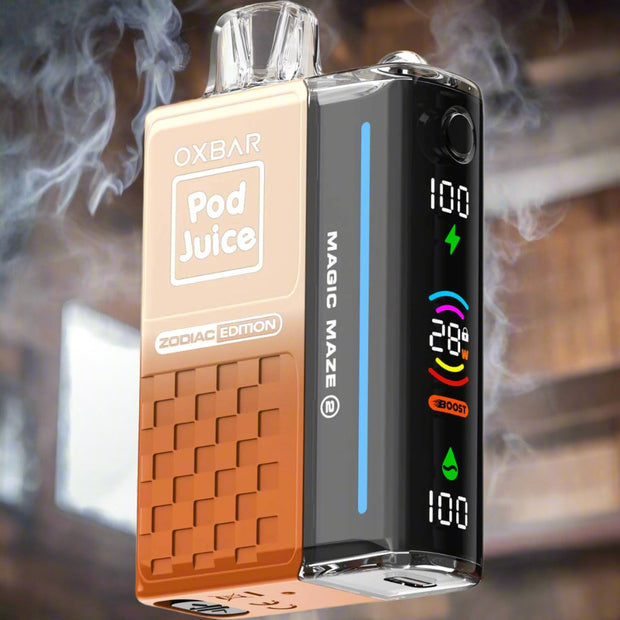Pod Juice Oxbar 30K Jewel Tobacco disposable vape device with 30,000 puffs