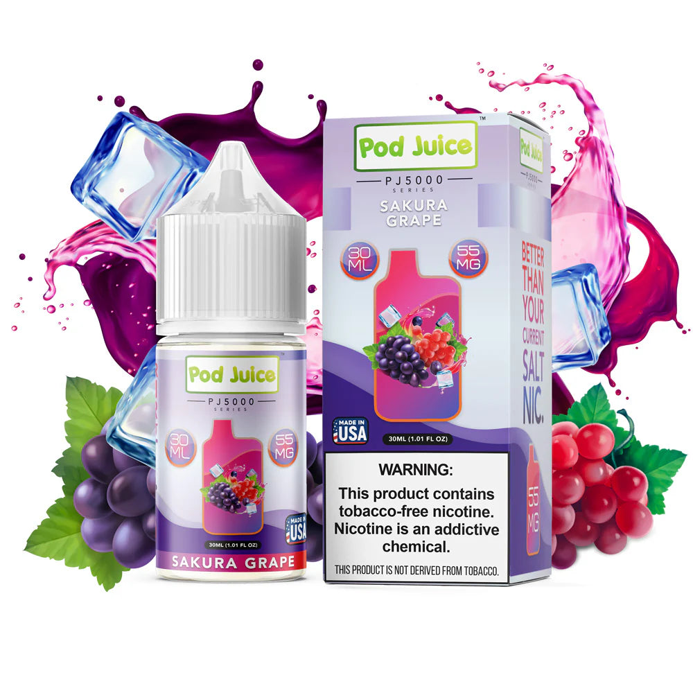 Pod Juice Sakura Grape PJ5000 55mg