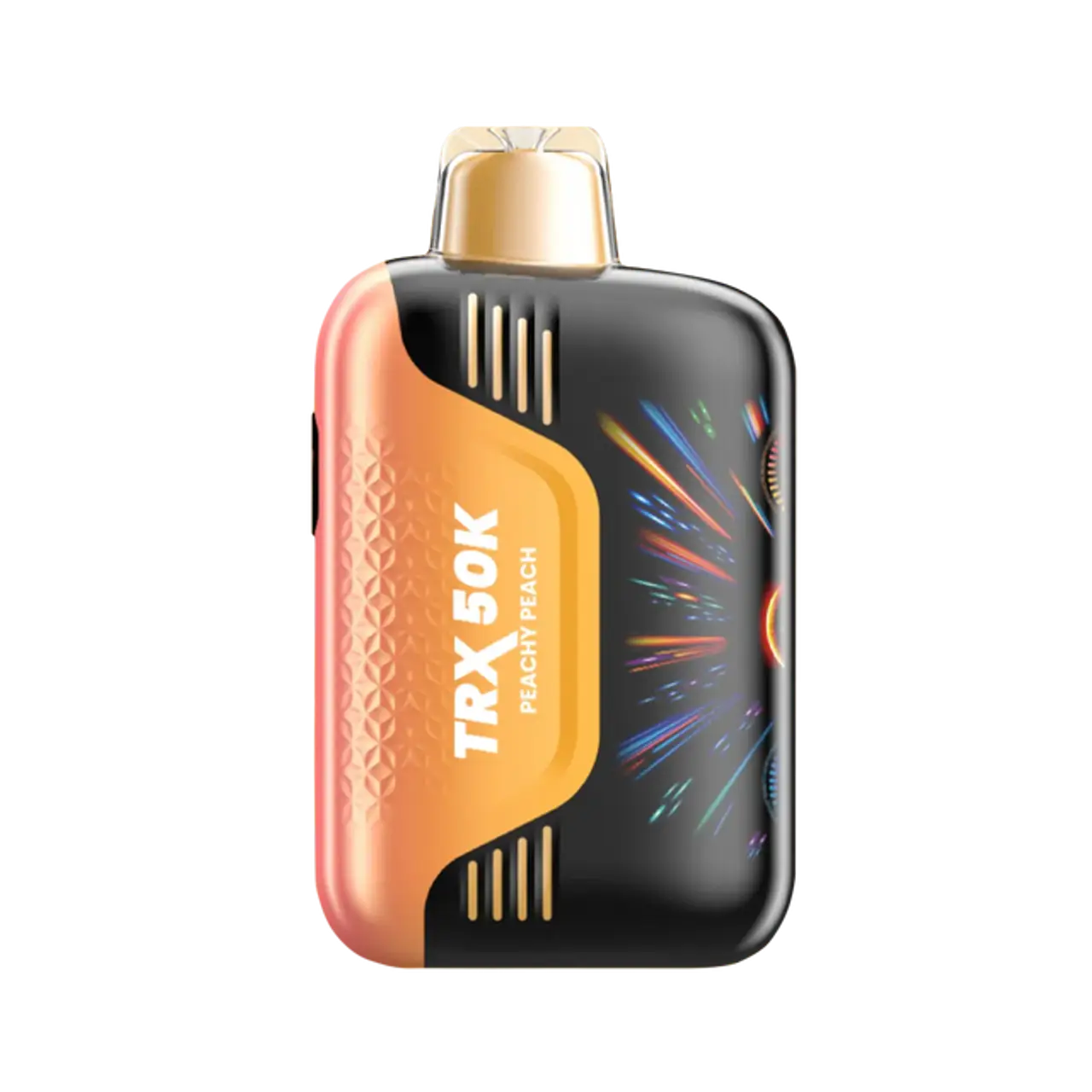 Viho TRX 50K Peachy Peach disposable vape device with sweet peach flavor and 50,000 puffs