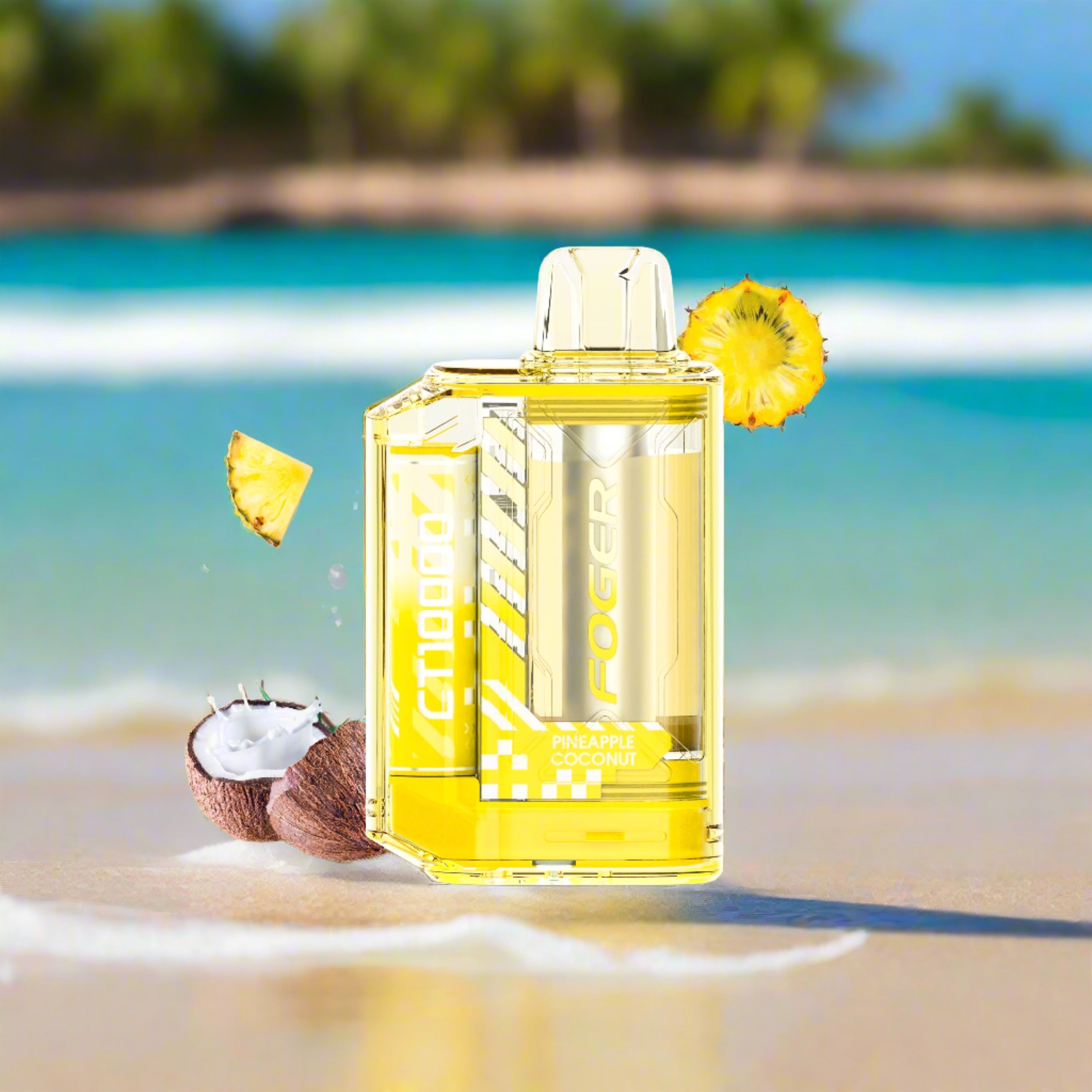 Foger CT10000 Pineapple Coconut 5% Disposable Vape - Tropical Flavored Vape