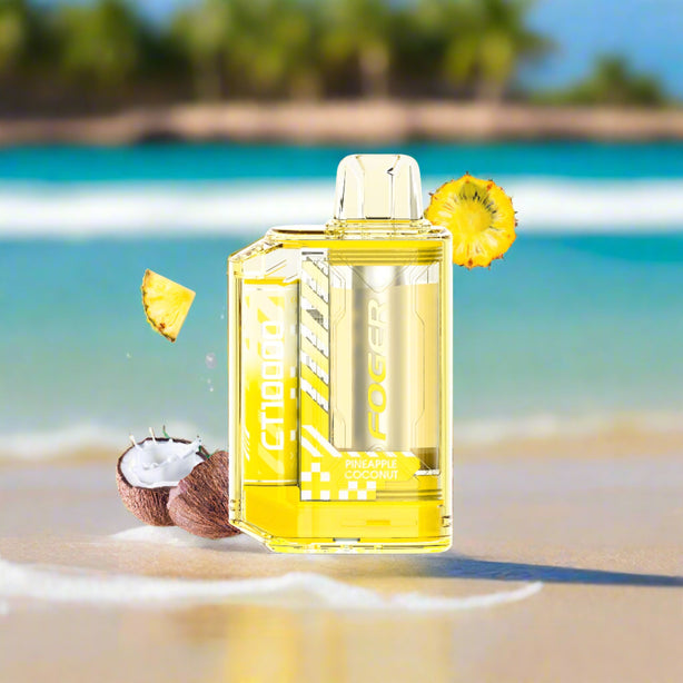 Foger CT10000 Pineapple Coconut 5% Disposable Vape - Tropical Flavored Vape