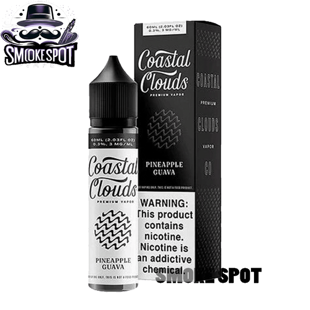Pineapple Guava 6MG Coastal Clouds 60ML tropical vape juice bottle