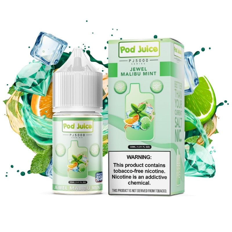 Pod Juice Jewel Malibu Mint PJ5000 35mg