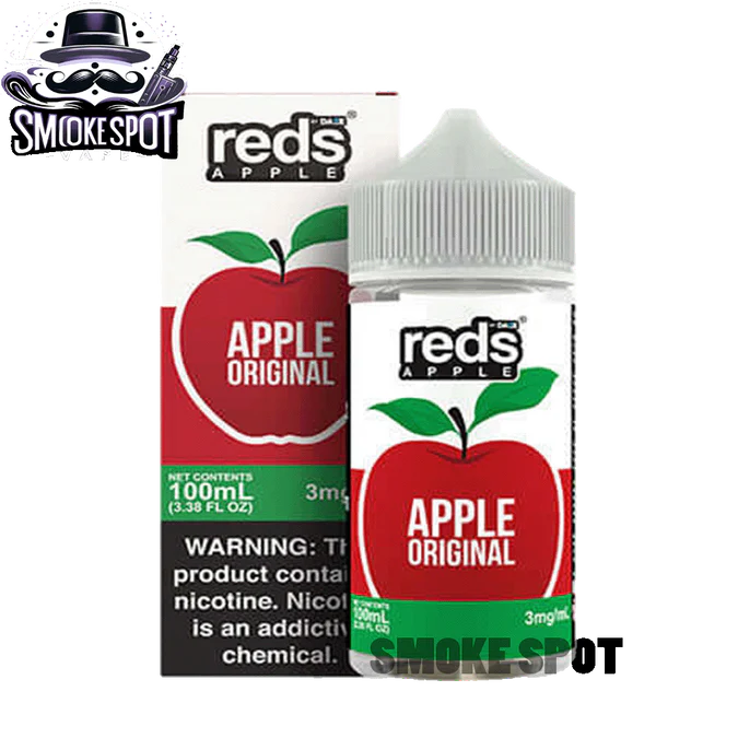 Apple Ice Reds E-Juice by 7-DAZE 100ml bottle with apple and menthol flavor