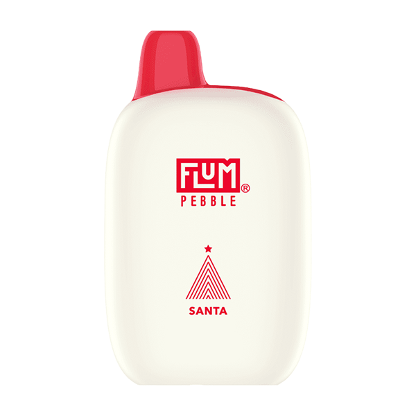 Flum Pebble 6k Santa holiday-themed disposable vape