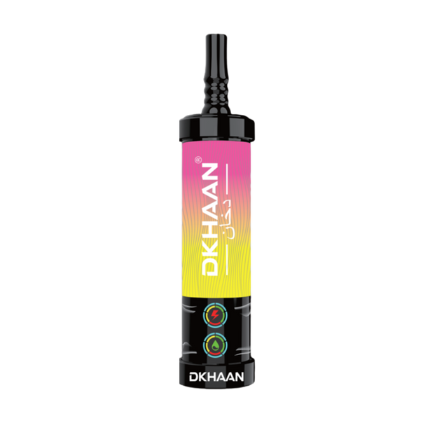 Dkhaan Shisha 60K - Sour Bomb Disposable Vape with rechargeable feature and high nicotine