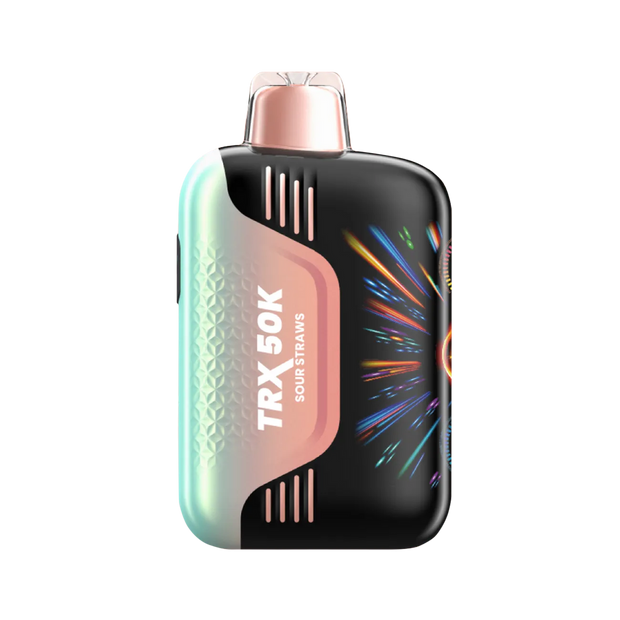 Viho TRX 50K Sour Straws Disposable Vape with tangy candy flavor and icy finish