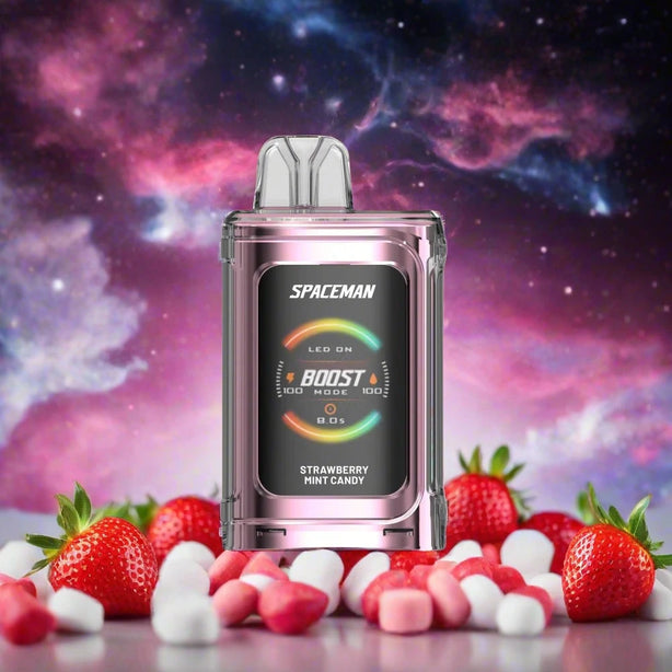 Spaceman Prism 20k Strawberry Mint Candy Disposable Vape with 20,000 puffs