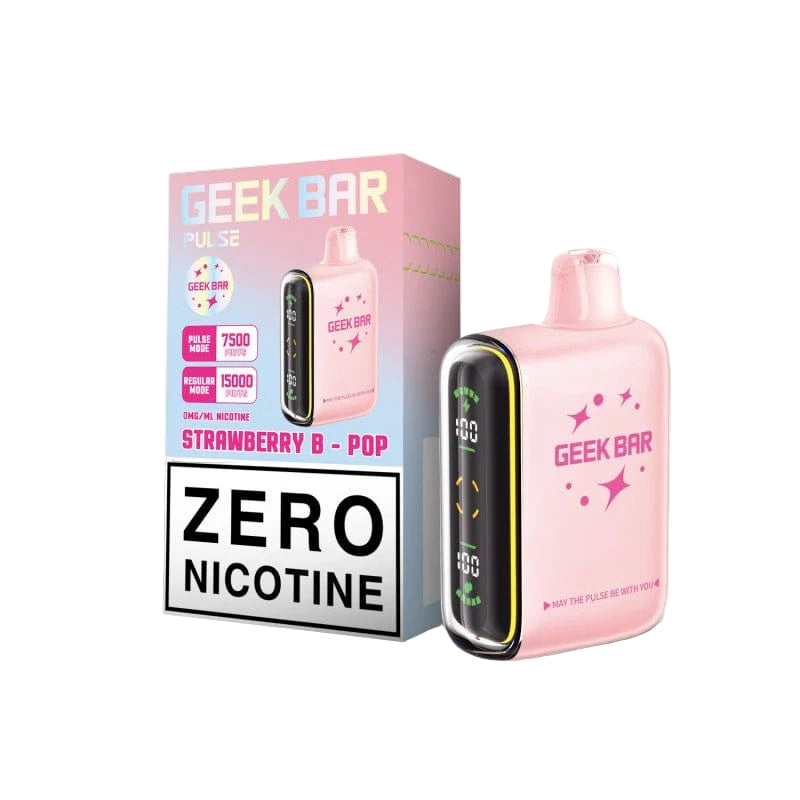 Strawberry Blow Pop Geek Bar Pulse 25K Zero Nicotine Disposable Vape