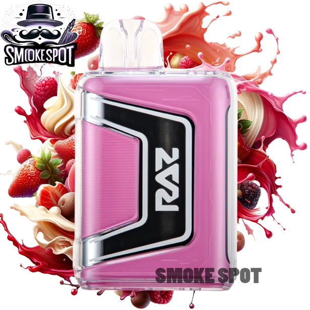 Strawberry Shortcake Raz Bar TN9000 disposable vape with 9000 puffs