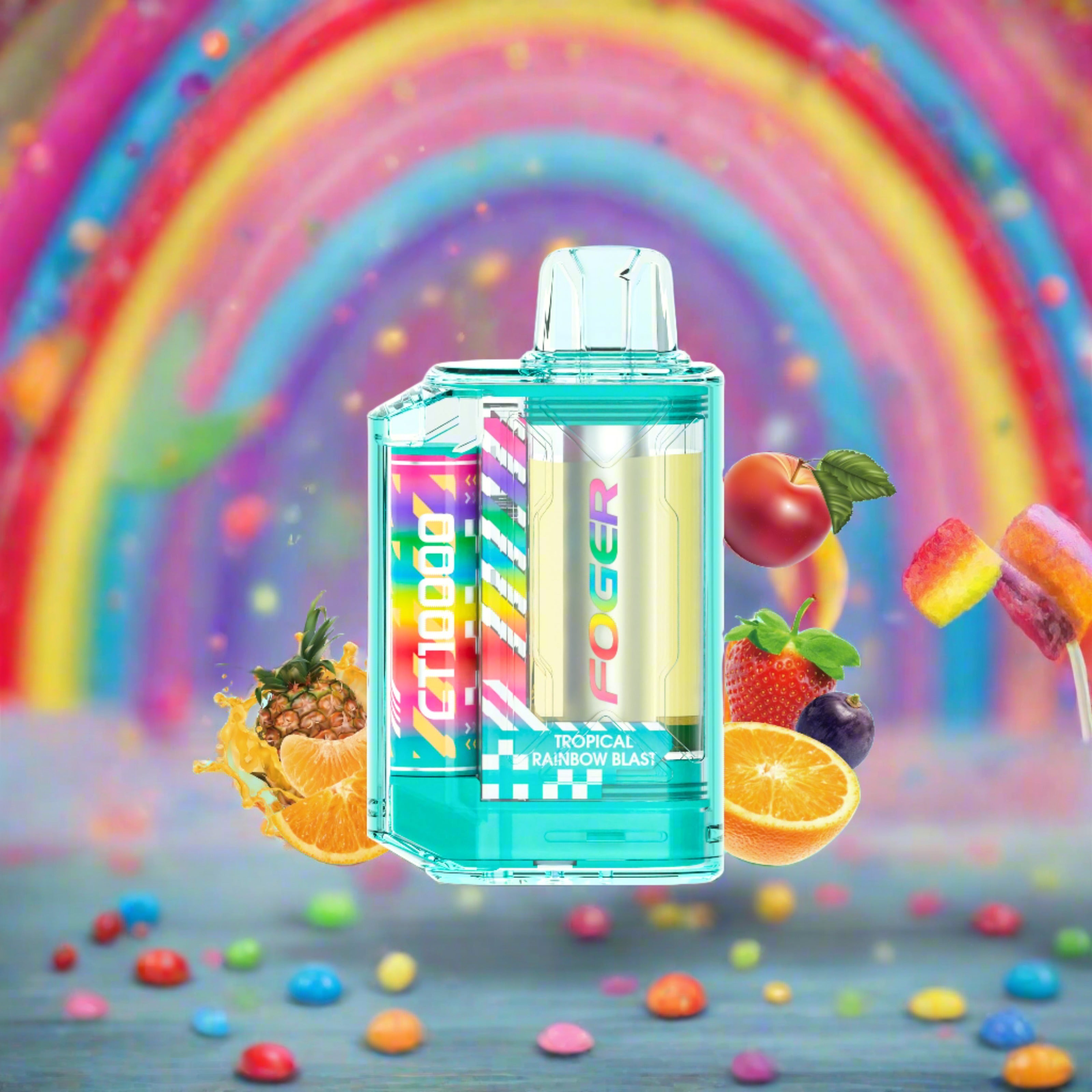 Foger CT10000 Tropical Rainbow Blast 5% Disposable Vape