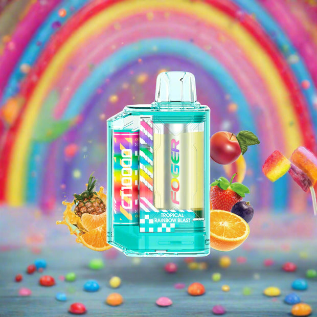 Foger CT10000 Tropical Rainbow Blast 5% Disposable Vape