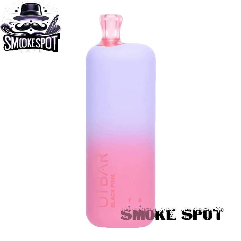 Black Pink UT Bar 6000 Disposable Vape - Rechargeable with 5% Nicotine Salt