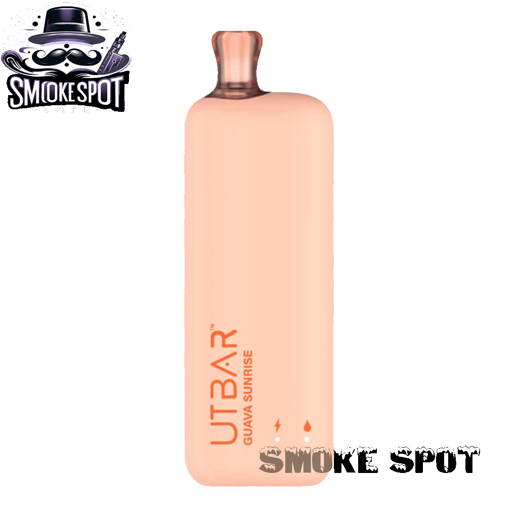 Guava Sunrise UT Bar 6000 Disposable Vape with tropical guava and citrus flavor