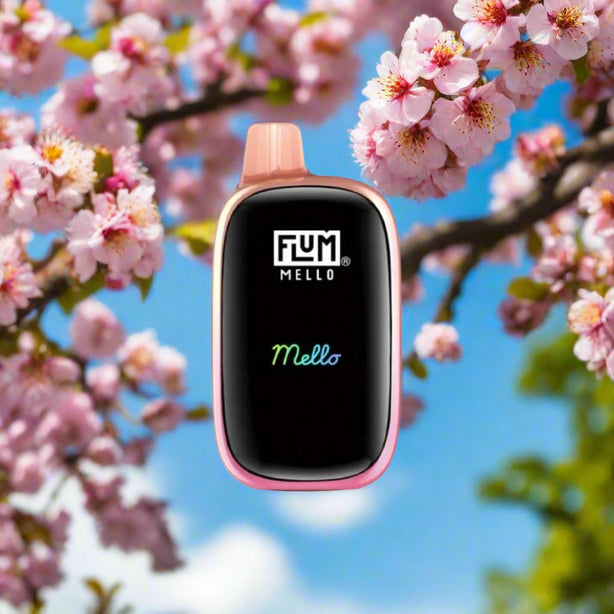 Flum Mello 20k - Blossom Disposable Vape featuring fruity floral flavors