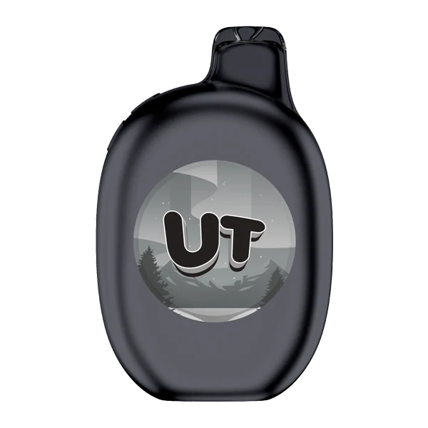 Flum UT 50k Clear Black Disposable Vape offering up to 50000 puffs