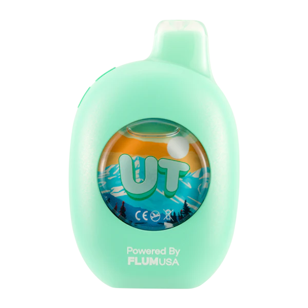 Flum UT 50k Miami Mint Mint Slushy Disposable Vape packaging