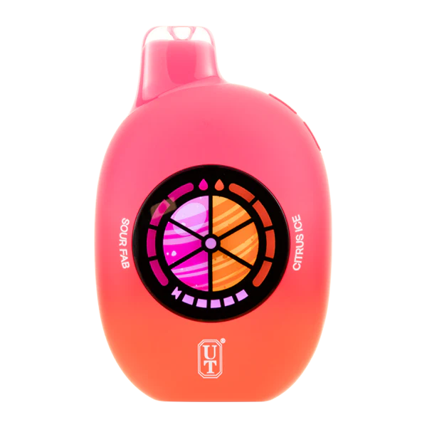 Disposable vape with 50,000 puffs in citrus ice flavor