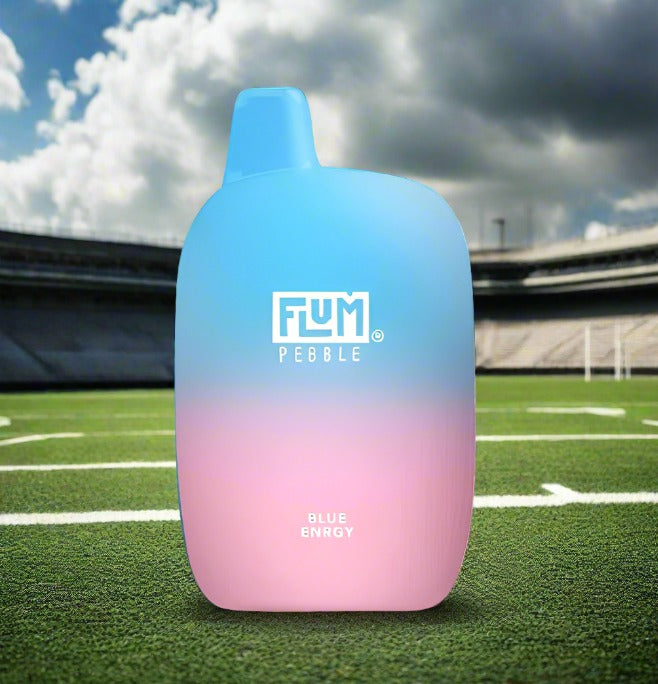 Flum Pebble 6k Blue Energy vape with fruity energy drink flavor