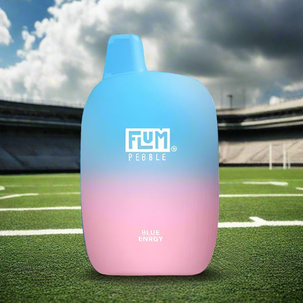 Flum Pebble 6k Blue Energy vape with fruity energy drink flavor