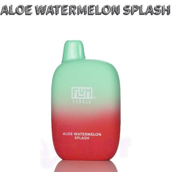 Aloe Watermelon Splash - Flum Pebble 6000 - Aloe Watermelon Splash - Flum Pebble 6000 - undefined - DISPOSABLE - smokespotvape.com