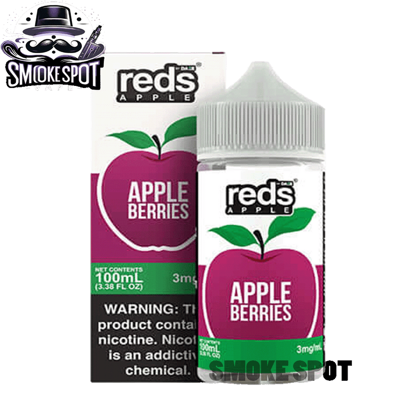 Berries Reds 100ml E-Juice bottle by 7-DAZE on a white background