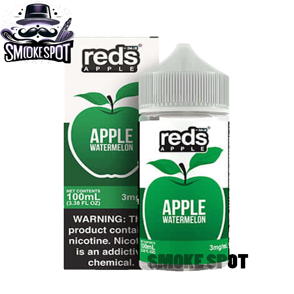 Watermelon Reds 100ml 6mg E-Juice bottle with watermelon and apple flavor by 7 Daze
