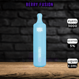 Berry Fusion Flum GIO 3000 - Berry Fusion Flum GIO 3000 - undefined - DISPOSABLE - smokespotvape.com