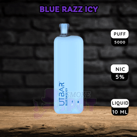 UT Bar 6000 Puffs - Blue Razz Icy Flavor