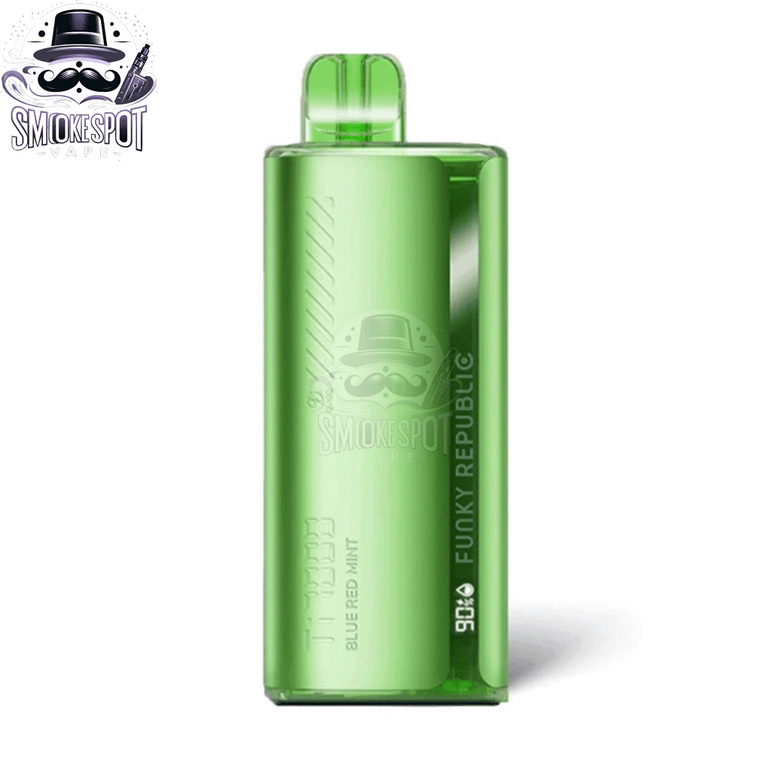 Portable Blue Red Mint Vape by Funky Republic