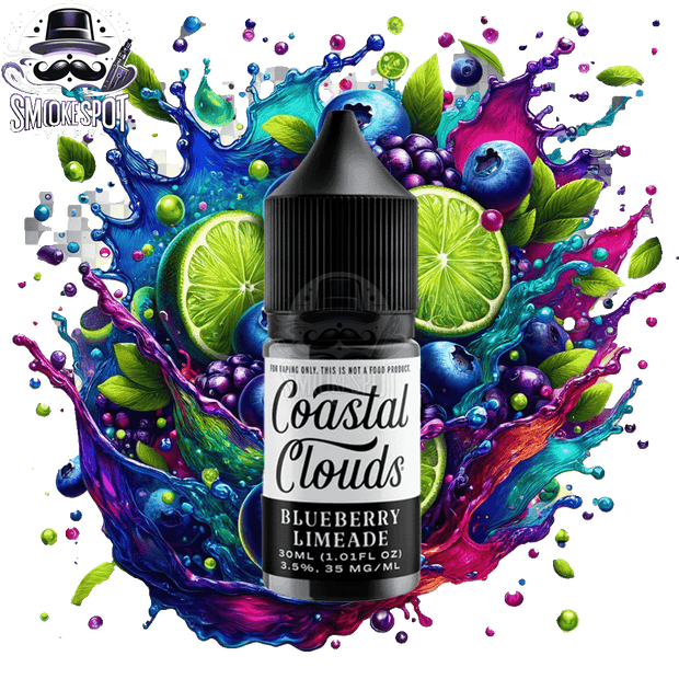 Blueberry Limeade 35MG Coastal Clouds E-Juice bottle