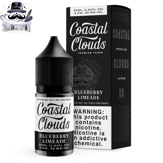 Refreshing Blueberry Limeade Coastal Clouds vape juice