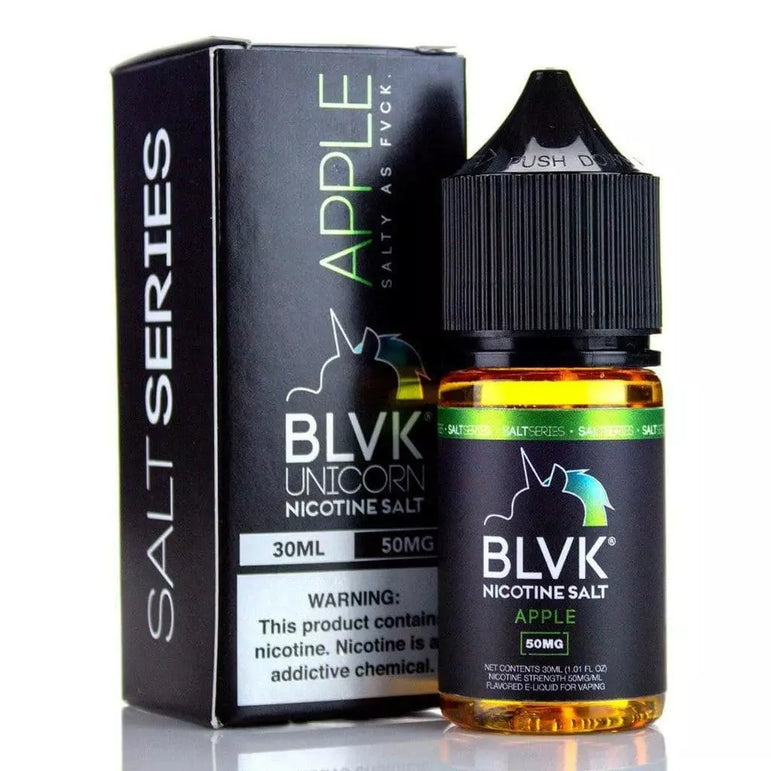 Pack of BLVK 30ML Salt Nic e-liquids showcasing variety of flavors