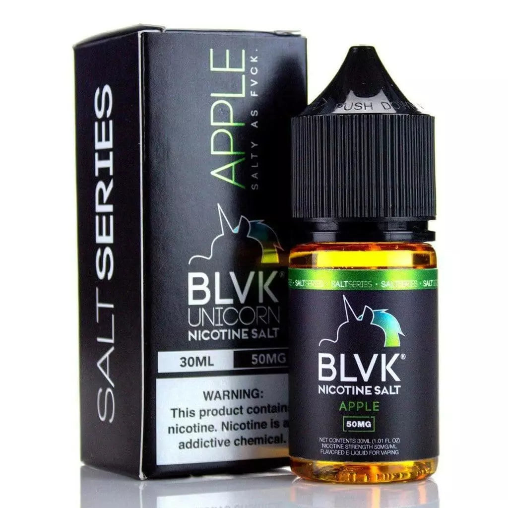 Pack of BLVK 30ML Salt Nic e-liquids showcasing variety of flavors